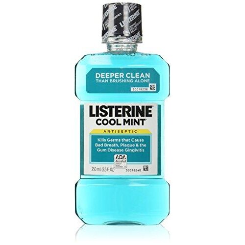Listerine Antiseptic Mouthwash Coolmint, COOLMINT 8.5oz 250ml(Pack of 3)